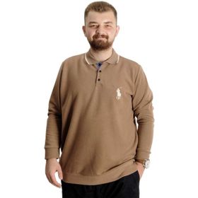 Mode XL 23442 Selanik Horse Sütlü Kahve Erkek Sweatshirt