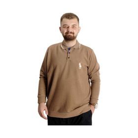 Mode XL 23442 Selanik Horse Sütlü Kahve Erkek Sweatshirt