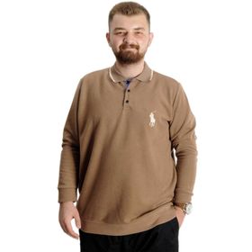Mode XL 23442 Selanik Horse Sütlü Kahve Erkek Sweatshirt