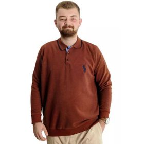 Mode XL 23442 Selanik Horse Tarçın Erkek Sweatshirt