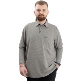 Mode XL 23449 Waffle Haki Erkek Sweatshirt