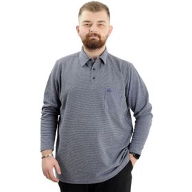 Mode XL 23449 Waffle Lacivert Erkek Sweatshirt