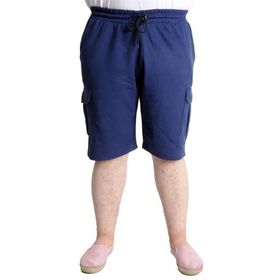 Mode XL 23500 Waffle İndigo Kargo Cep Erkek Şort
