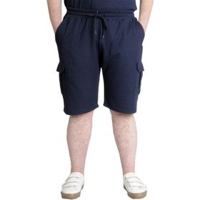 Mode XL 23500 Waffle Lacivert Kargo Cep Erkek Şort