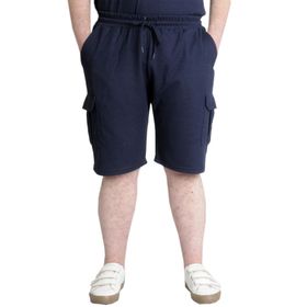 Mode XL 23500 Waffle Lacivert Kargo Cep Erkek Şort