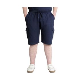 Mode XL 23500 Waffle Lacivert Kargo Cep Erkek Şort
