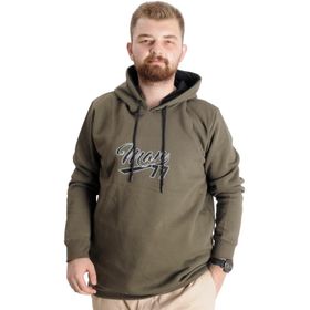 Mode XL 23540 Haki Kapüşonlu Erkek Sweatshirt