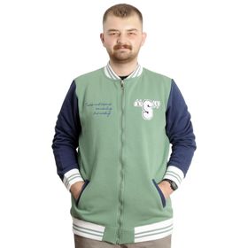 Mode XL 23631 Çağla Baskılı Erkek Kolej Ceket
