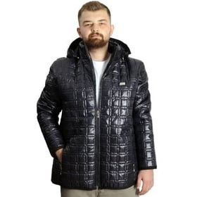 Mode XL 23638 Lacivert Kapüşonlu Erkek Mont