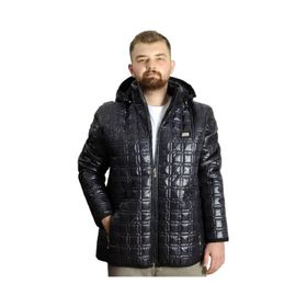 Mode XL 23638 Lacivert Kapüşonlu Erkek Mont