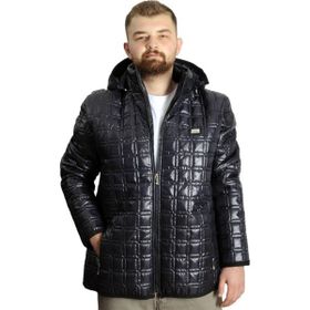 Mode XL 23638 Lacivert Kapüşonlu Erkek Mont