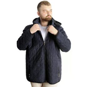 Mode XL 23639 Lacivert Kapitone Erkek Mont