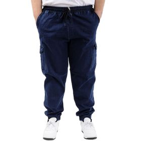 Mode XL 23917 Toronto Lacivert Kargo Cepli Erkek Kot Pantolon