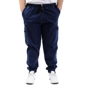 Mode XL 23917 Toronto Lacivert Kargo Cepli Erkek Kot Pantolon