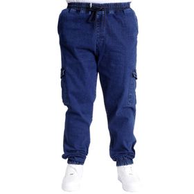 Mode XL 23919 Chief Blue Lacivert Lastikli Erkek Kot Pantolon