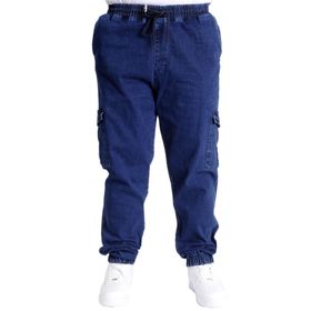 Mode XL 23919 Chief Blue Lacivert Lastikli Erkek Kot Pantolon