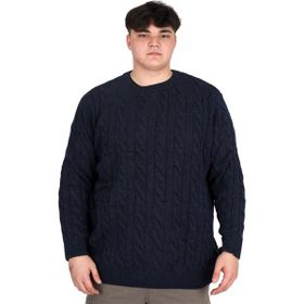 Mode XL 24211 Lacivert Bisiklet Yaka Erkek Kazak