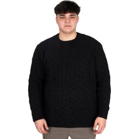 Mode XL 24211 Siyah Bisiklet Yaka Erkek Kazak