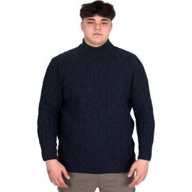Mode XL 24212 Lacivert Balıkçı Yaka Erkek Kazak