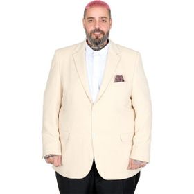Mode XL 26020 Bej Mendi Blazer Erkek Ceket