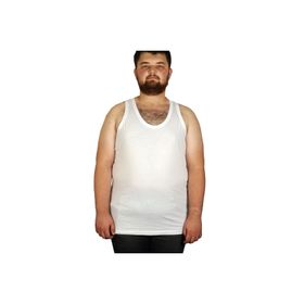 Mode XL 6340 Beyaz Bisiklet Yaka Erkek Atlet