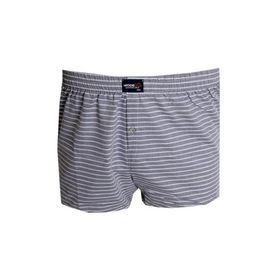 Mode XL 6348 Gri Desenli Poplin Erkek Boxer