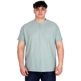 Mode XL U20036 Çağla Yeşili Hakim Yaka Erkek T-shirt