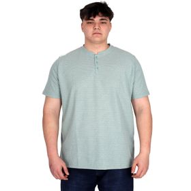 Mode XL U20036 Çağla Yeşili Hakim Yaka Erkek T-shirt