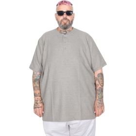 Mode XL U20036 Haki Hakim Yaka Erkek T-shirt