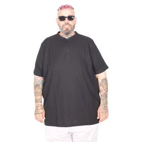 Mode XL U20036 Lacivert Hakim Yaka Erkek T-shirt