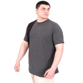 Mode XL U22134 MD08 Antrasit Parçalı Erkek T-shirt