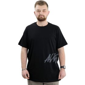 Mode XL U24038 Awesome Siyah Erkek T-shirt