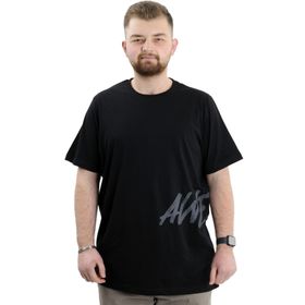 Mode XL U24038 Awesome Siyah Erkek T-shirt