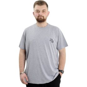 Mode XL U24039 The Other Side Gri Melanj Erkek T-shirt