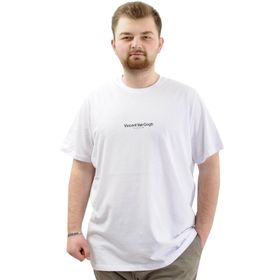 Mode XL U24040 Van Gogh Beyaz Erkek T-shirt