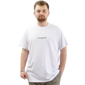 Mode XL U24040 Van Gogh Beyaz Erkek T-shirt