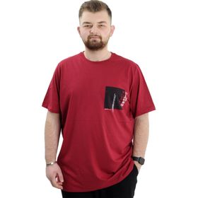 Mode XL U24044 Refill Bordo Erkek T-shirt