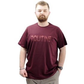 Mode XL U24049 Mürdüm Erkek T-shirt