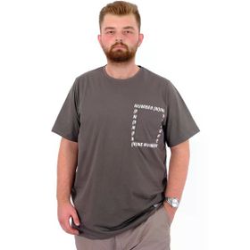 Mode XL U24051 Number Haki Erkek T-shirt