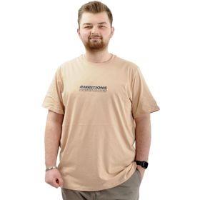 Mode XL U24063 Ambitions Bej Erkek T-shirt