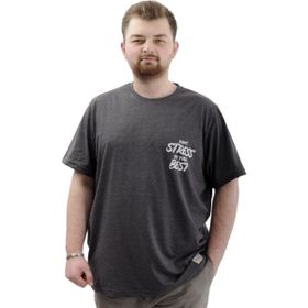 Mode XL U24064 Dont Stress Antrasit Erkek T-shirt