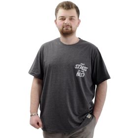Mode XL U24064 Dont Stress Antrasit Erkek T-shirt