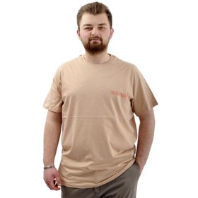 Mode XL U24066 Touch Bej Erkek T-shirt