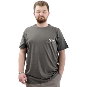 Mode XL U24068 NYC Haki Erkek T-shirt