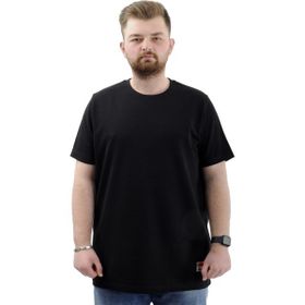 Mode XL U24078 Siyah Bisiklet Yaka Erkek T-shirt