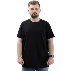 Mode XL U24078 Siyah Bisiklet Yaka Erkek T-shirt