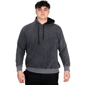 Mode XL U24167 Beyaz Kapüşonlu Erkek Sweatshirt