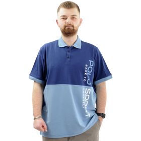 Mode XL U24323 Polo Sport Mavi Erkek T-shirt