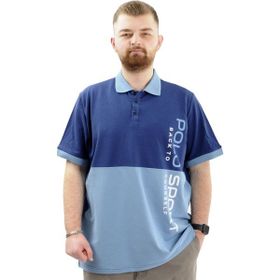 Mode XL U24323 Polo Sport Mavi Erkek T-shirt