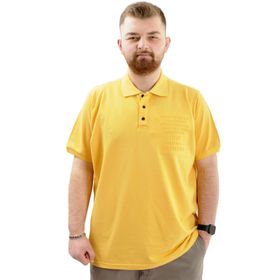 Mode XL U24326 Hardal Erkek T-shirt